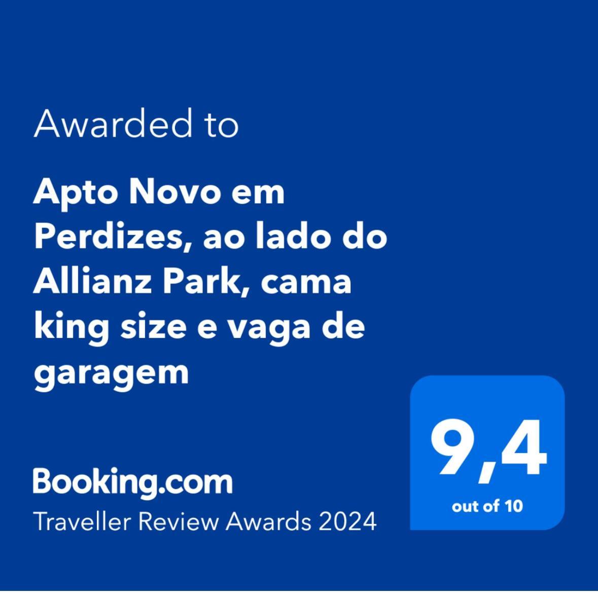Apto Novo E Confortavel Em Perdizes, Ao Lado Do Allianz Park, Cama King Size Сан-Пауло Экстерьер фото